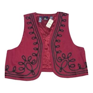 NWT beaded vest